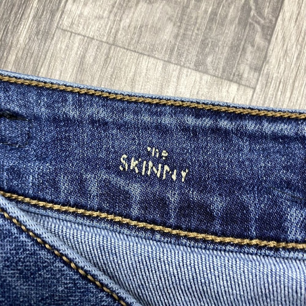 LIVERPOOL Skinny Light Wash Mid Rise Blue Denim Jeans Women's Size 2 - Picture 8 of 14